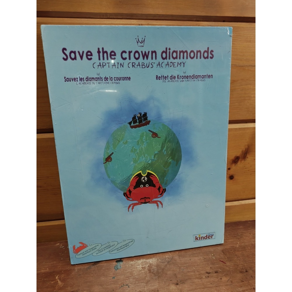 Save The Crown Diamonds Captain Crabus Academy Board Game Ages 4+ KinderClass C5